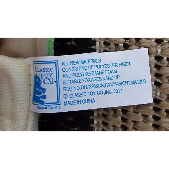 Colorful Rainbow Poop Emoji Hat Plush By Classic Toy Co. For Kids & Adults - Picture 6 of 8